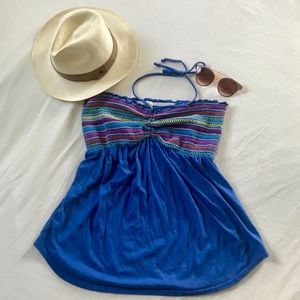 No Boundaries XL halter/tube babydoll top